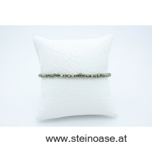Armband Pyrit facettiert 4mm